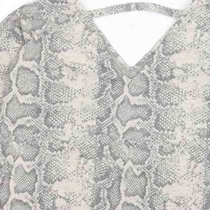 Womens UK Size 10 NEXT Grey Pullover Jumper