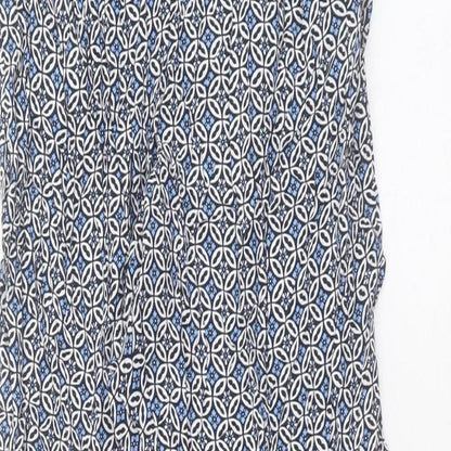 Womens UK Size 8 Marks and Spencer Regular Fit  Blue Trousers