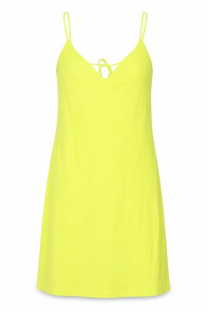 Zara Womens Green Cotton A-Line Size M V-Neck Tie