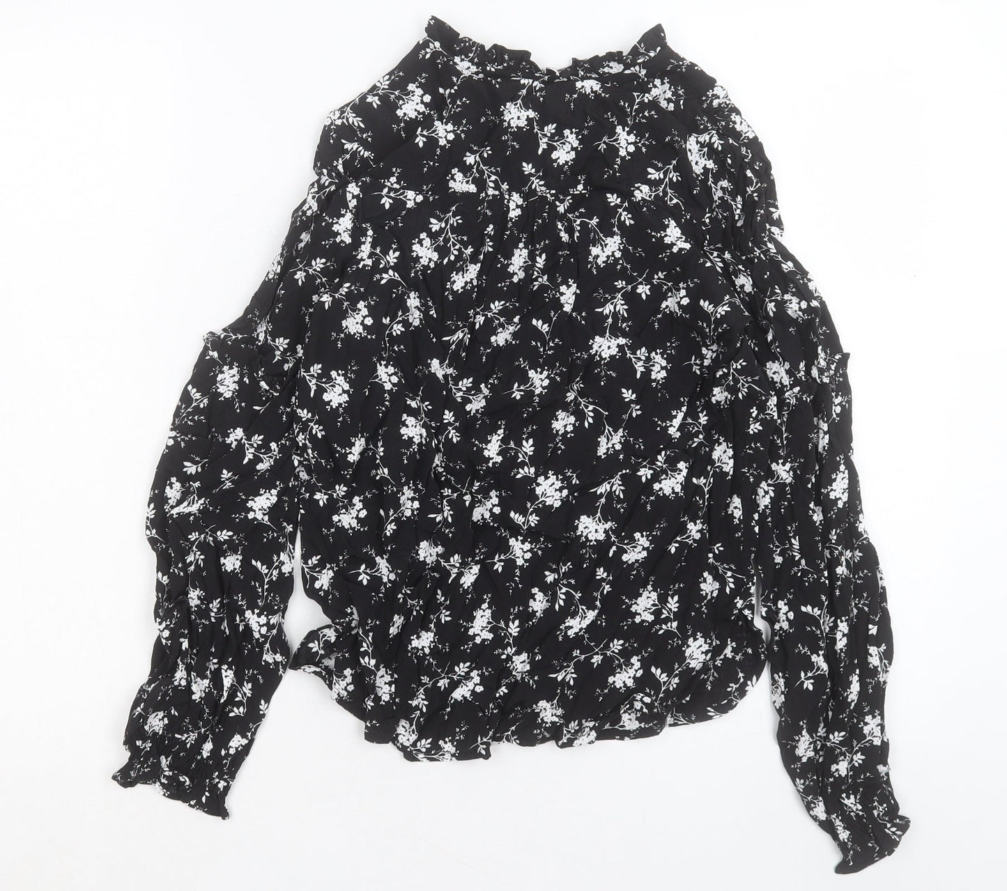 Womens UK Size 6 Per Una Black Basic Blouse