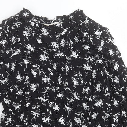 Womens UK Size 6 Per Una Black Basic Blouse