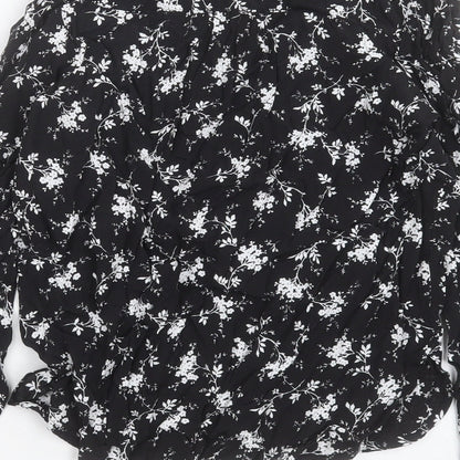 Womens UK Size 6 Per Una Black Basic Blouse