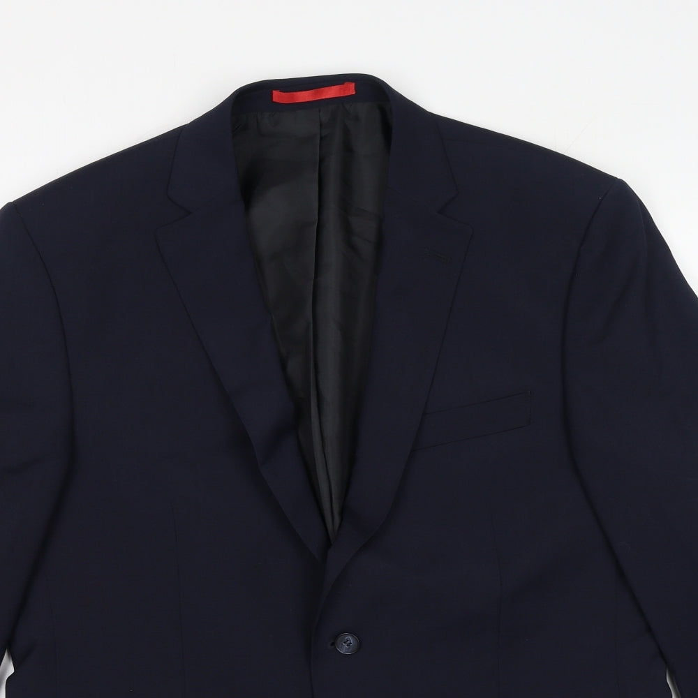 Mens UK Size 42 Preworn Regular Blue Suit Jacket