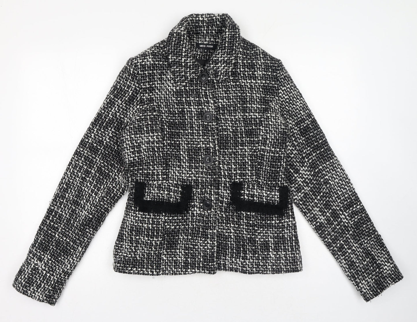 Womens UK Size 10 Miss Posh Black Jacket