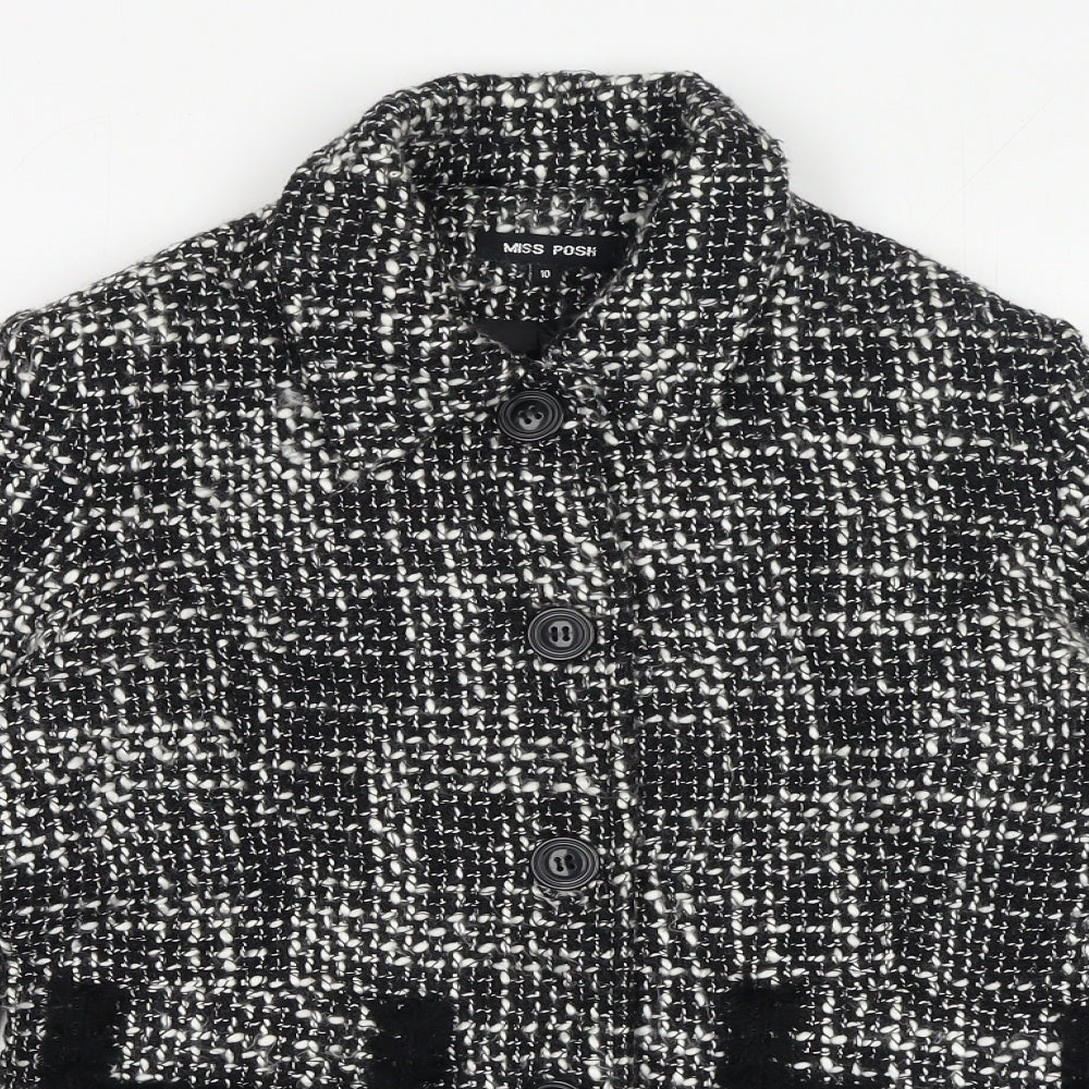 Womens UK Size 10 Miss Posh Black Jacket
