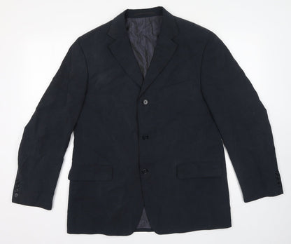 Mens UK Size 42 Marks and Spencer Regular Blue Suit Jacket