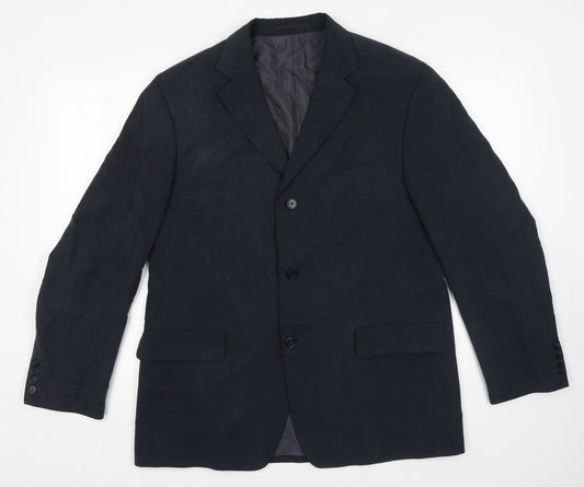 Mens UK Size 42 Marks and Spencer Regular Blue Suit Jacket