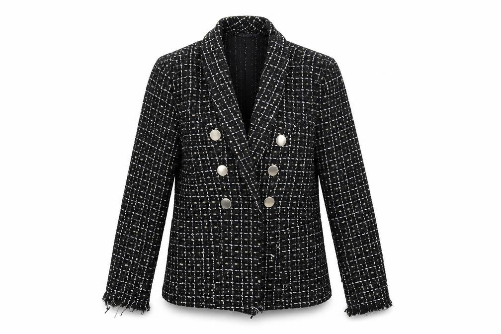 Womens UK Size M SheIn Regular Black Blazer