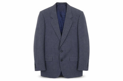Tuomi Mens Blue Polyester Jacket Suit Jacket Size 36