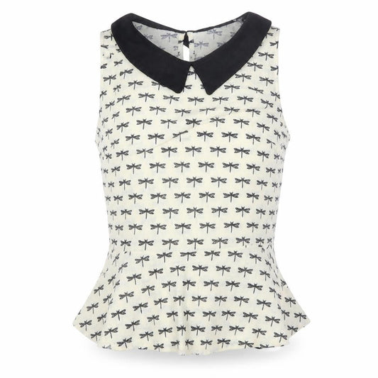Womens UK Size 10 Primark Ivory Basic Blouse