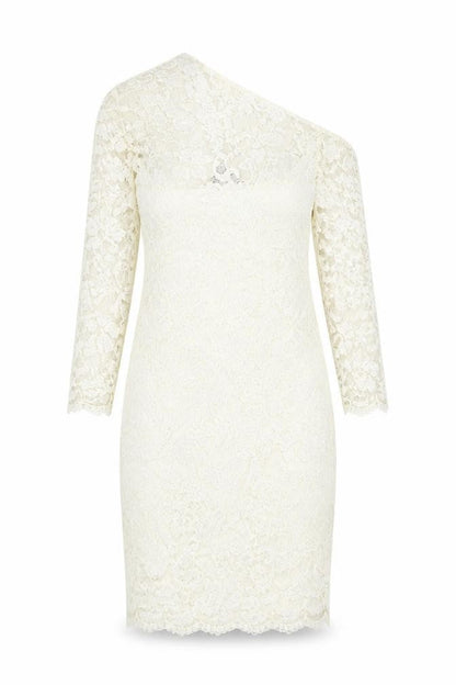 ASOS Womens Ivory Nylon Bodycon Size 10 High Neck Pullover
