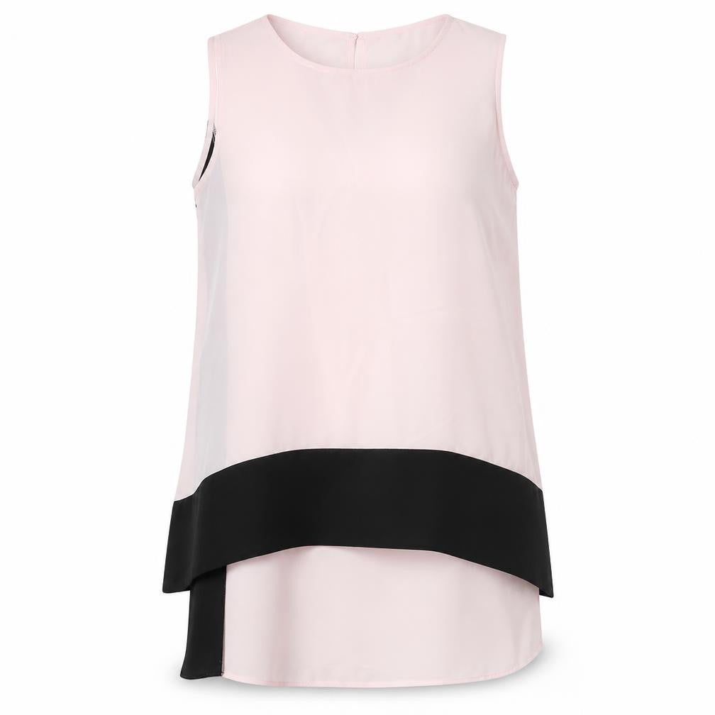 Womens UK Size 10 Roman Pink Basic Blouse