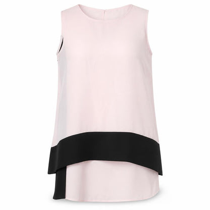 Womens UK Size 10 Roman Pink Basic Blouse