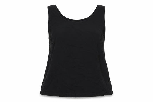 Womens UK Size L Adini Black Basic Tank