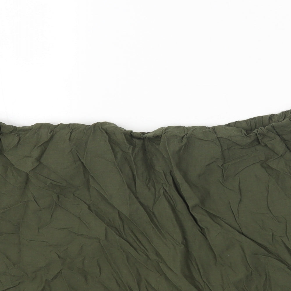 Womens UK Size 18 Dorothy Perkins Green Basic T-Shirt