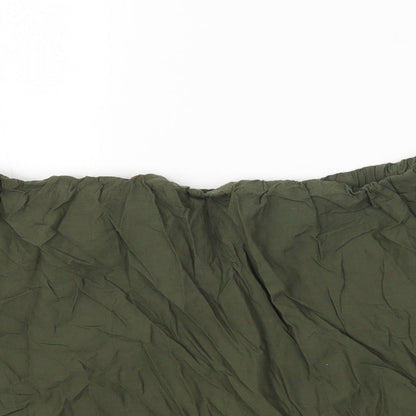 Womens UK Size 18 Dorothy Perkins Green Basic T-Shirt
