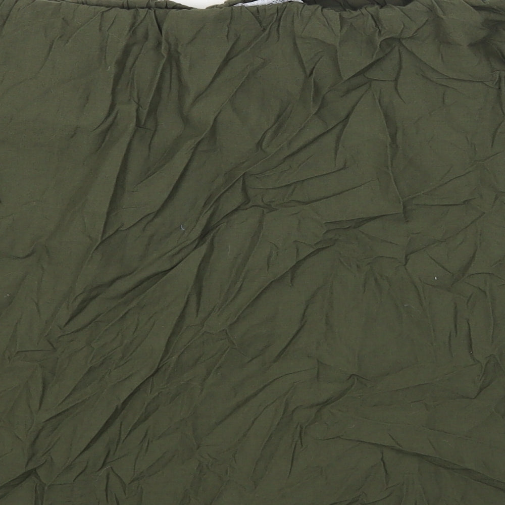 Womens UK Size 18 Dorothy Perkins Green Basic T-Shirt