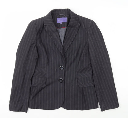 Autonomy Womens Grey Jacket Blazer Size 8 Button