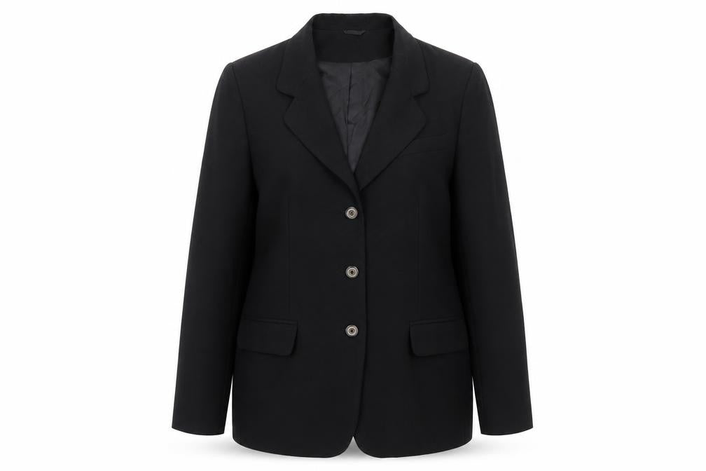 Bonmarché Womens Black Polyester Jacket Blazer Size 14