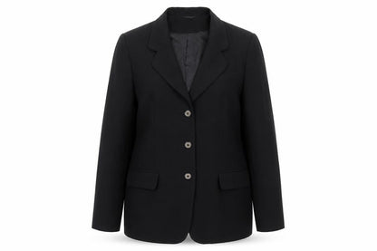 Bonmarché Womens Black Polyester Jacket Blazer Size 14