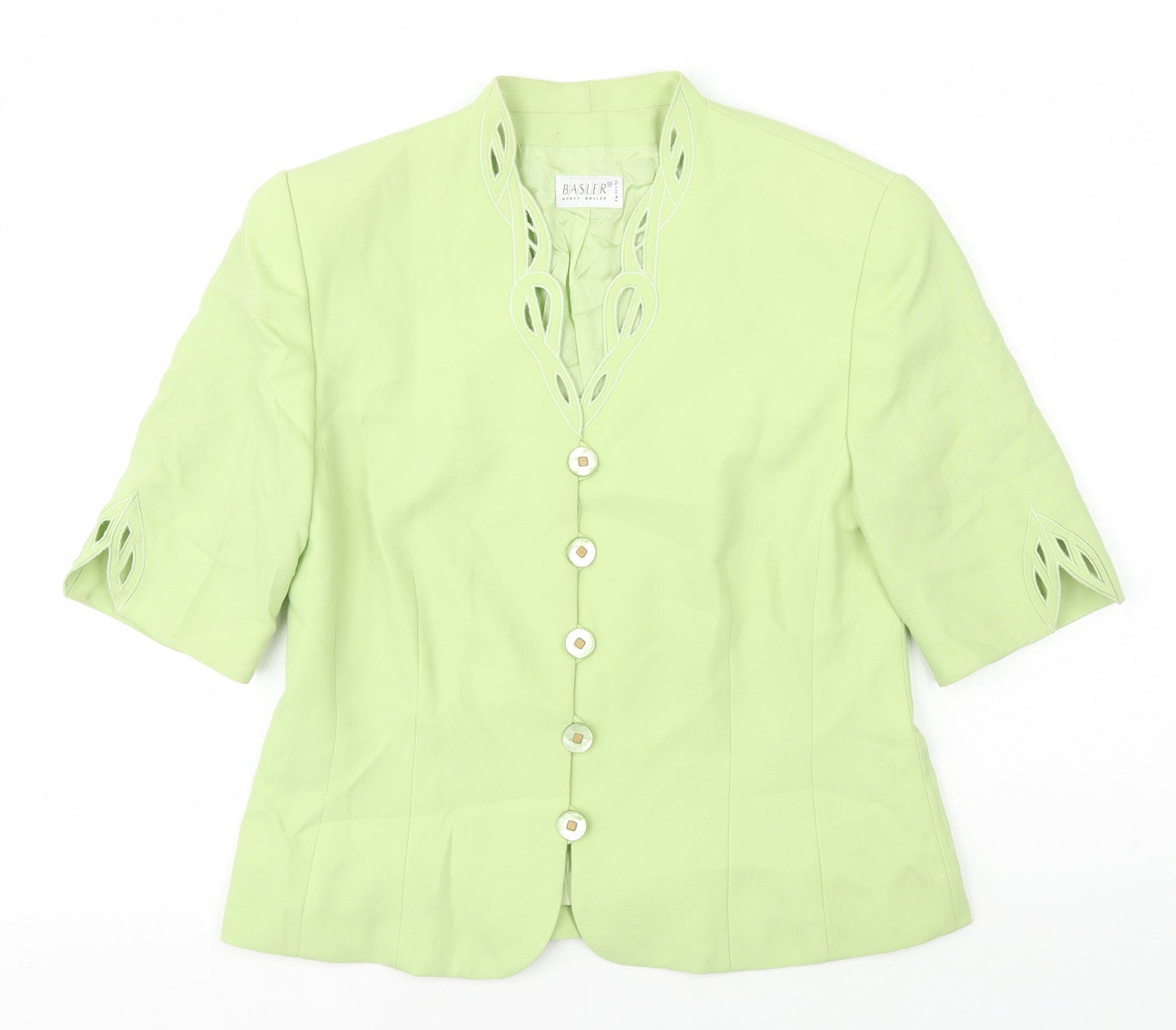 Basler Woman's Green Shirt Jacket, size 14.