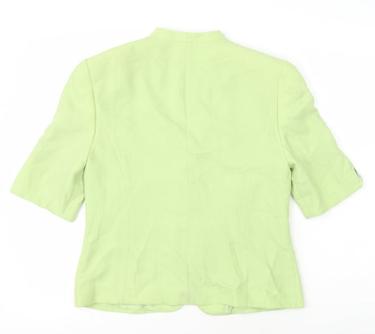 Basler Woman's Green Shirt Jacket, size 14.