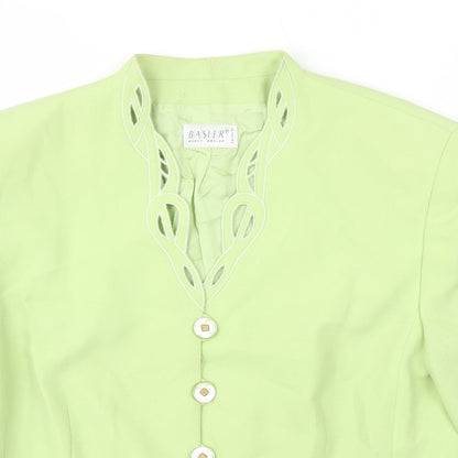 Basler Woman's Green Shirt Jacket, size 14.