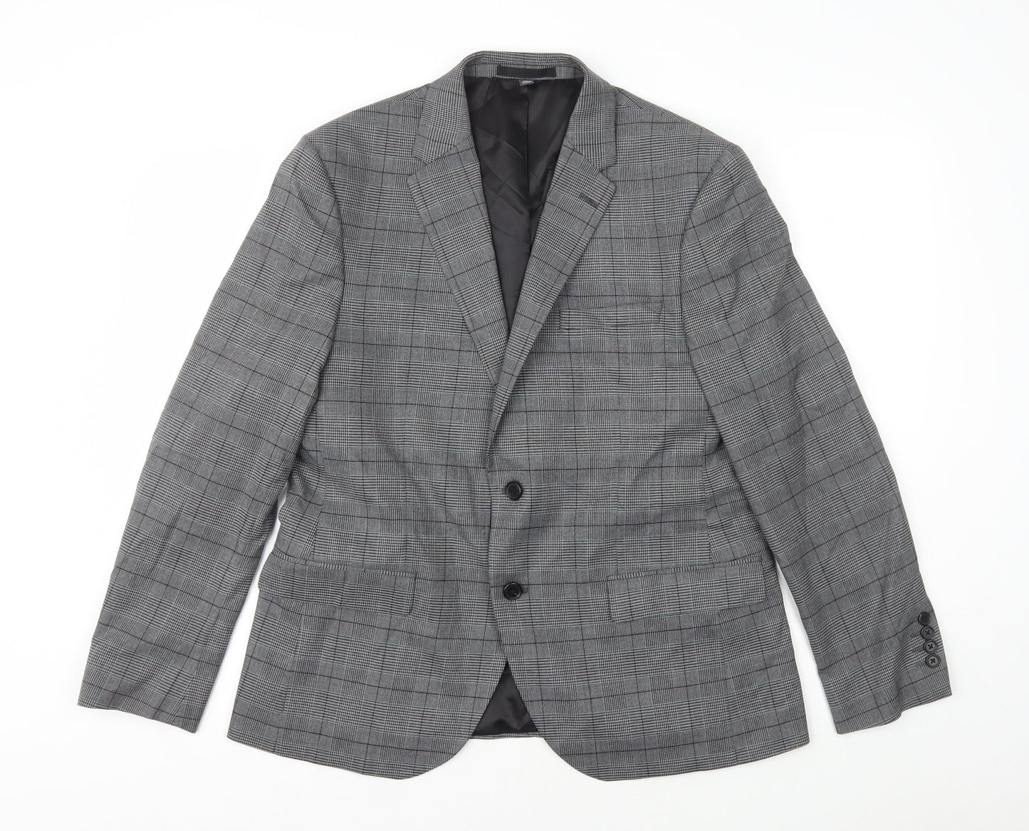 Mens UK Size L Marks and Spencer Regular Grey Suit Jacket