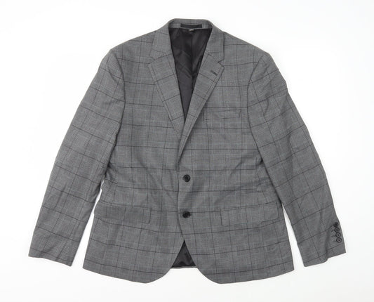 Mens UK Size L Marks and Spencer Regular Grey Suit Jacket