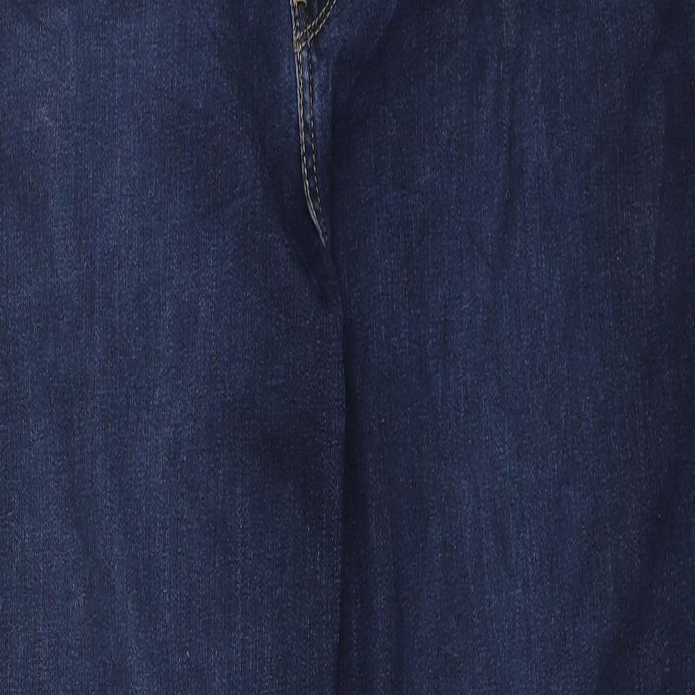 Levi's Womens Blue Cotton Skinny Jeans Size 34 in L31 in Regular Zip