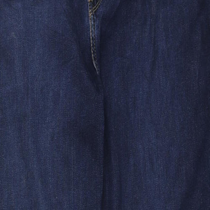 Levi's Womens Blue Cotton Skinny Jeans Size 34 in L31 in Regular Zip