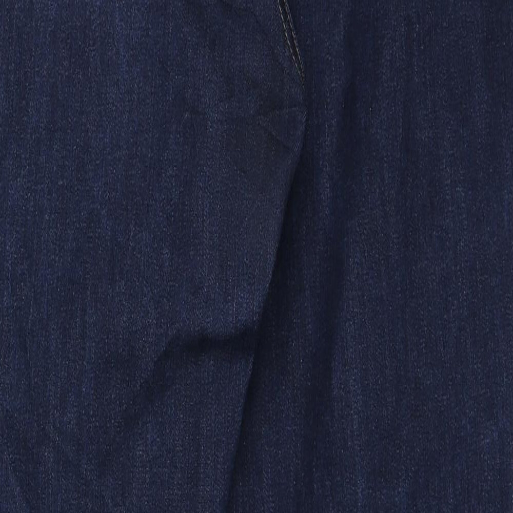 Levi's Womens Blue Cotton Skinny Jeans Size 34 in L31 in Regular Zip