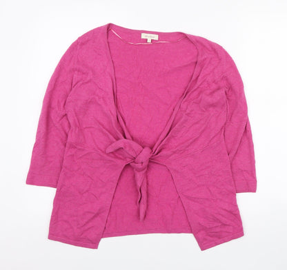 Womens UK Size S Jackpot Pink Cardigan Jumper