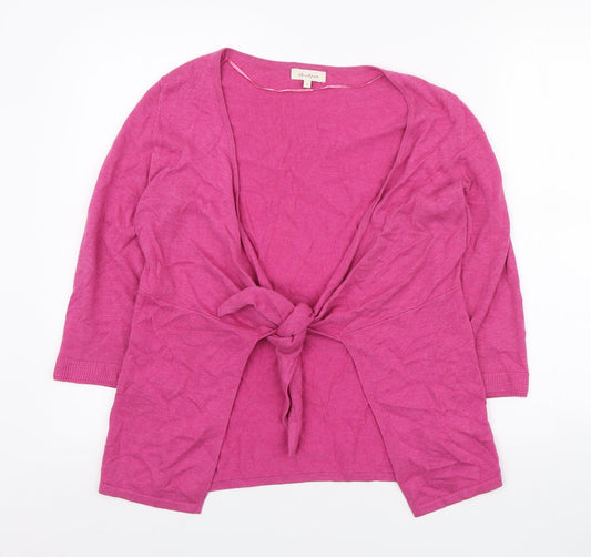 Womens UK Size S Jackpot Pink Cardigan Jumper