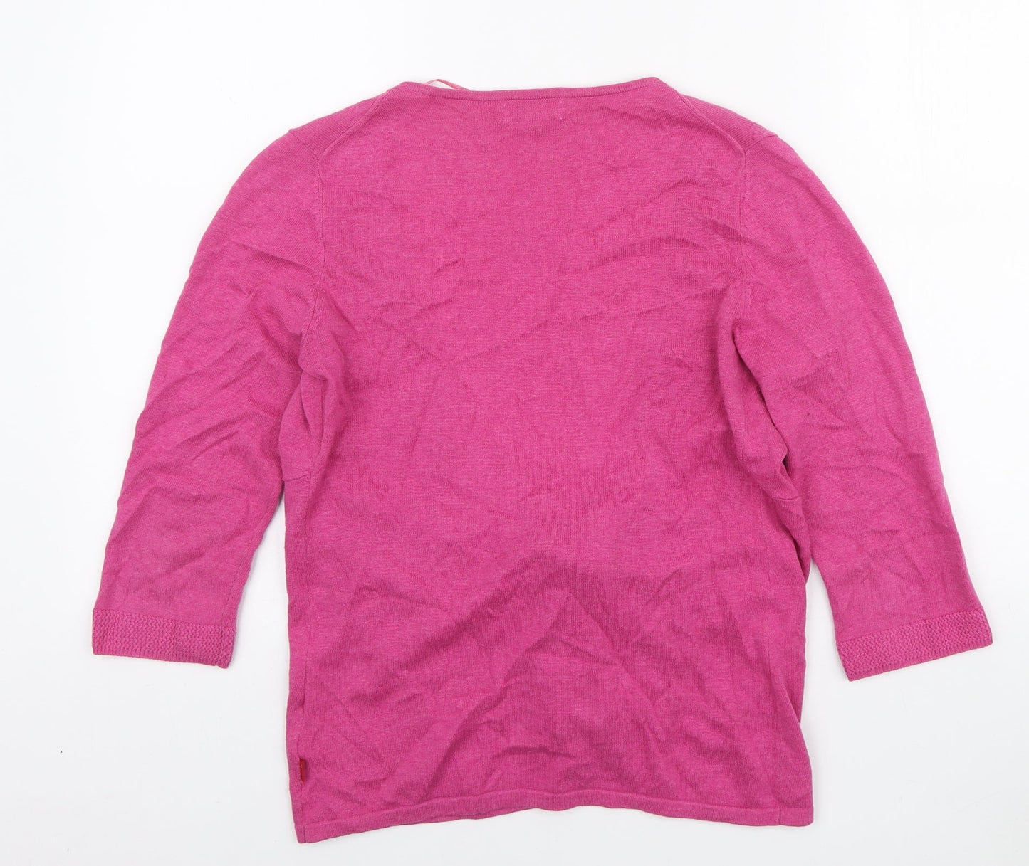 Womens UK Size S Jackpot Pink Cardigan Jumper
