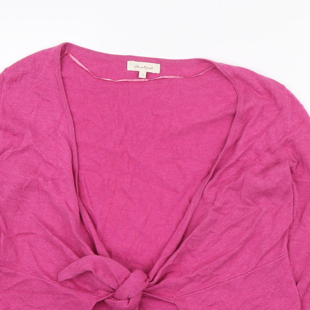 Womens UK Size S Jackpot Pink Cardigan Jumper