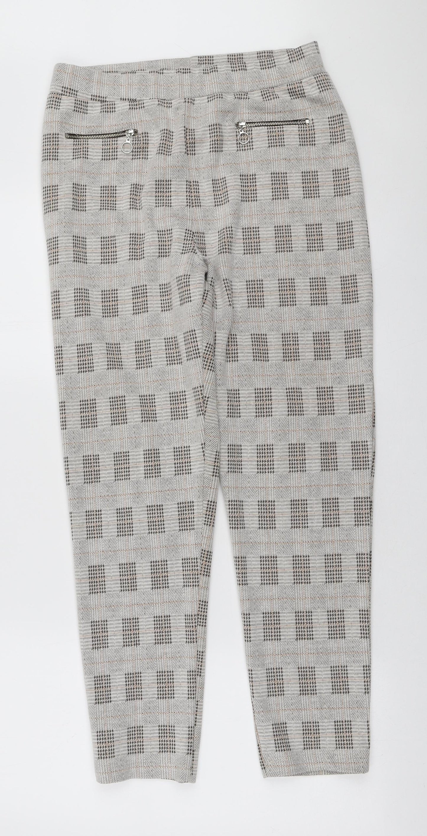 Womens UK Size L Select Regular Fit  Brown Trousers