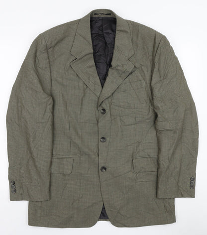 Mens UK Size 40 Principles Regular Green Suit Jacket