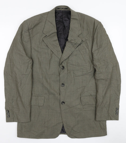 Mens UK Size 40 Principles Regular Green Suit Jacket