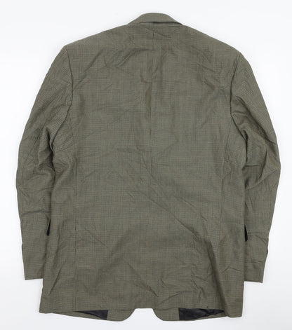 Mens UK Size 40 Principles Regular Green Suit Jacket