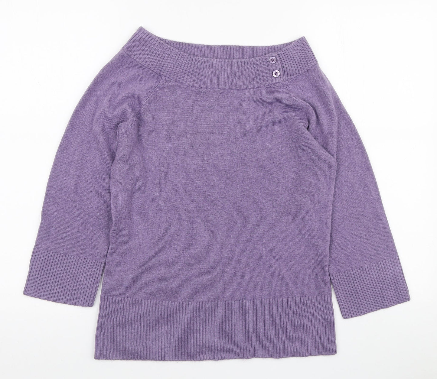 Womens UK Size 12 Editions Purple Pullover Jumper