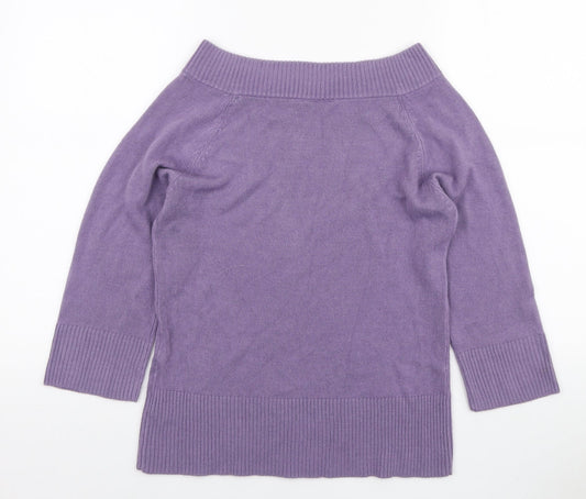Womens UK Size 12 Editions Purple Pullover Jumper