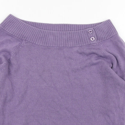 Womens UK Size 12 Editions Purple Pullover Jumper