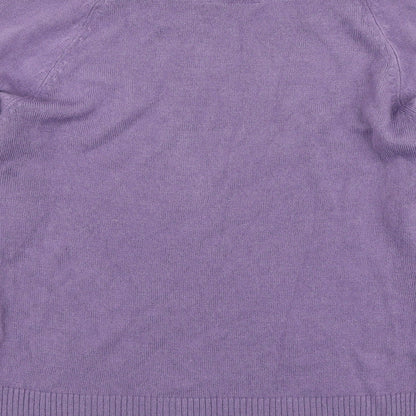 Womens UK Size 12 Editions Purple Pullover Jumper