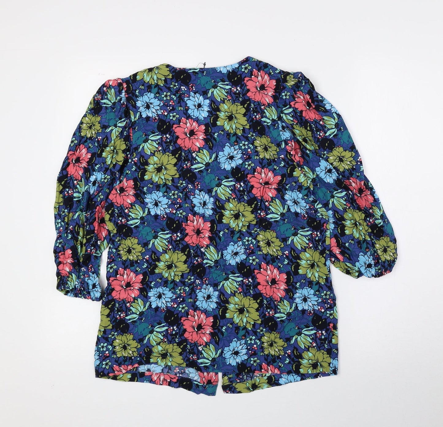 Womens UK Size 8 Marks and Spencer Multicoloured Basic Blouse
