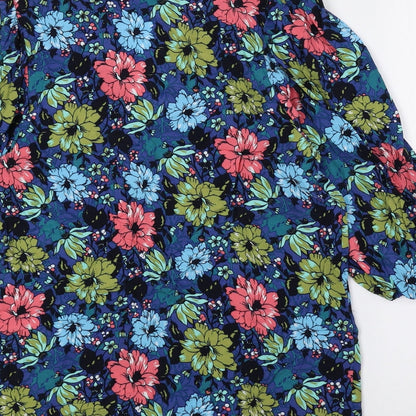Womens UK Size 8 Marks and Spencer Multicoloured Basic Blouse