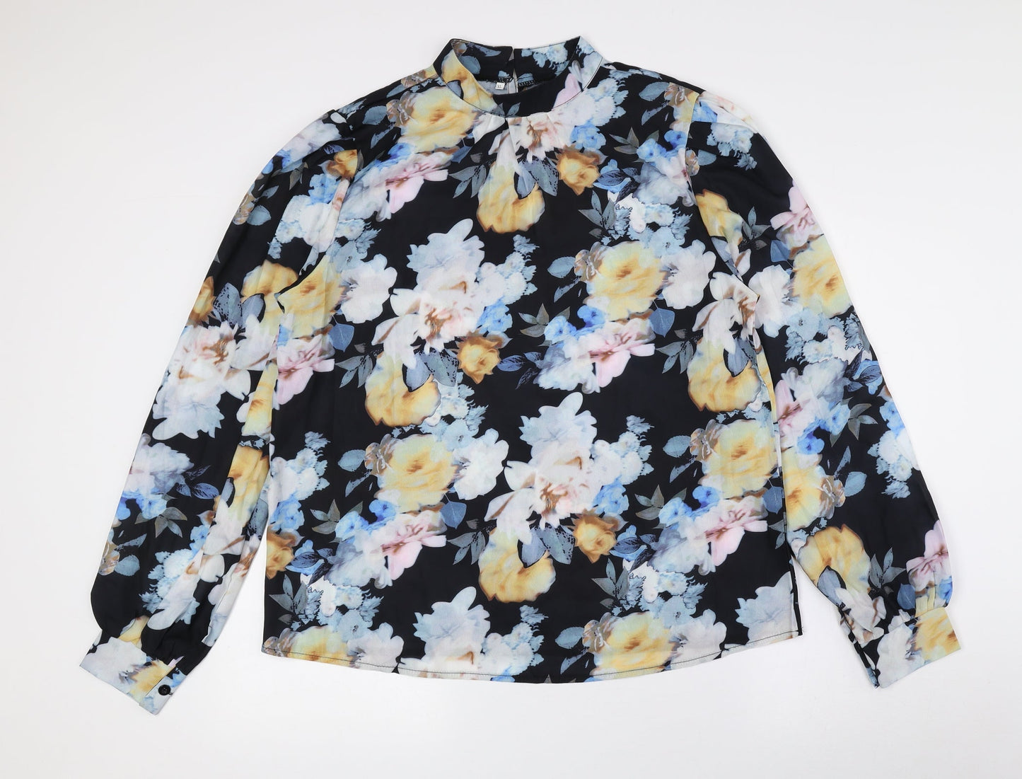 Womens UK Size XL Preworn Multicoloured Basic Blouse