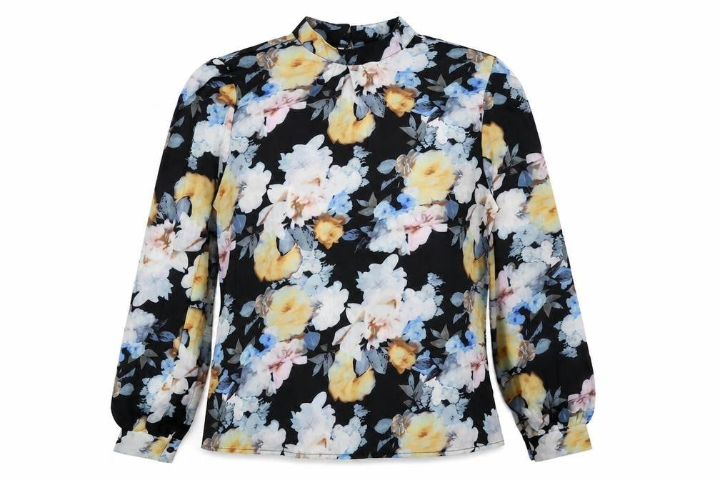 Womens UK Size XL Preworn Multicoloured Basic Blouse