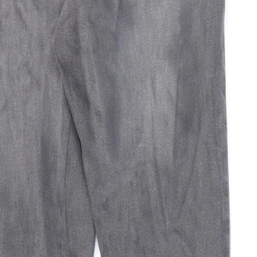 George Womens Grey Cotton Skinny Jeans Size 10 L28 in Regular Zip