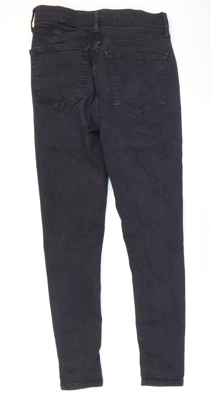 Mens UK Size 28 in Topshop Regular Fit Skinny Black Jeans